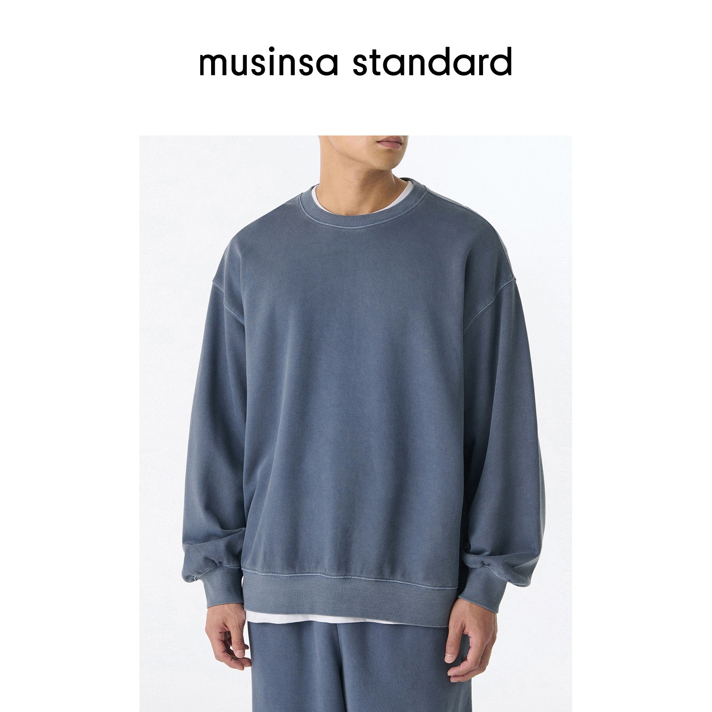 韩国25春季男士大码风舒适复古水洗做旧宽松卫衣musinsa standard,男装,卫衣,淘宝优惠券,粉丝福利购,淘宝优惠卷