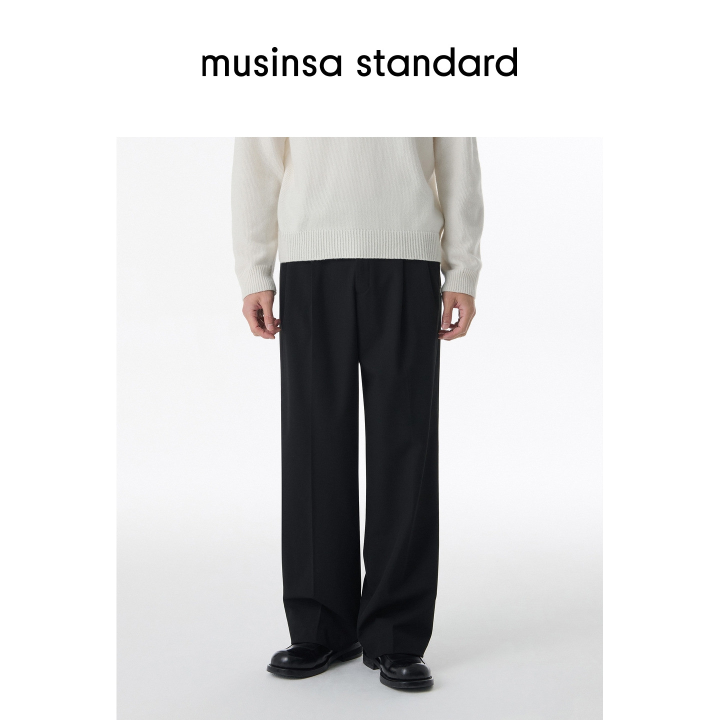 韩国男女大码直筒西裤西装裤musinsa standard,男装,休闲裤,淘宝优惠券,粉丝福利购,淘宝优惠卷
