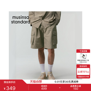 韩国26夏季男士新品City Leisure宽松工装短裤MUSINSA STANDARD