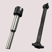 送料机传动齿轮轴 杯子连接杆 801削皮机配件小铲机3 49传动轴