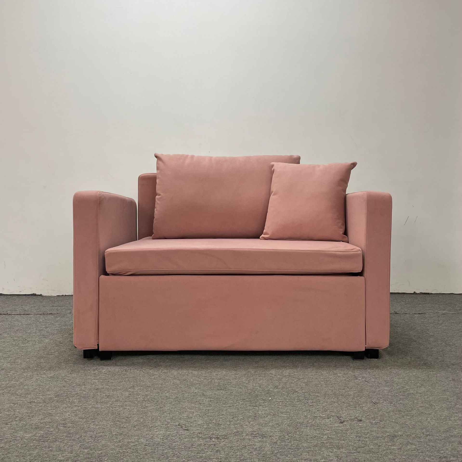 多功能沙发床 单人位两用铁架客厅宿舍阳台两用现代风简约沙发