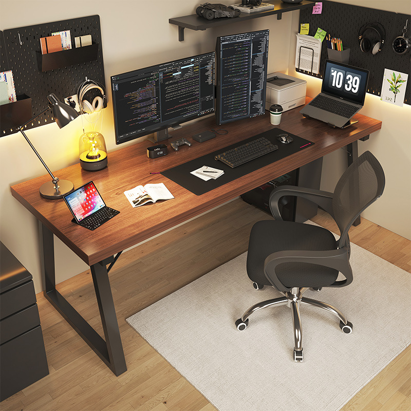 电脑桌台式家用办公桌简约双人卧室桌子电竞桌学生书桌学习写字桌