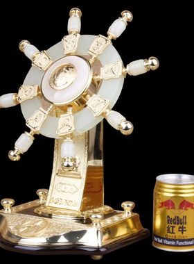 舵手摆件 航海舵轮舵工艺品 欧式办公桌摆件 办公室装饰品 现代