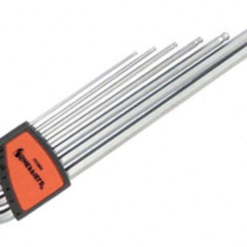 钢盾 S050010 7件套公制特长内六角扳手加硬S2钢材