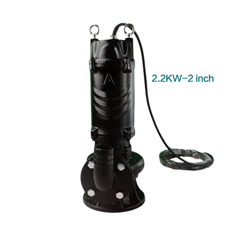 WQ潜水排污泵大功率地下室排水潜污泵三相无堵塞泥浆污物污水泵