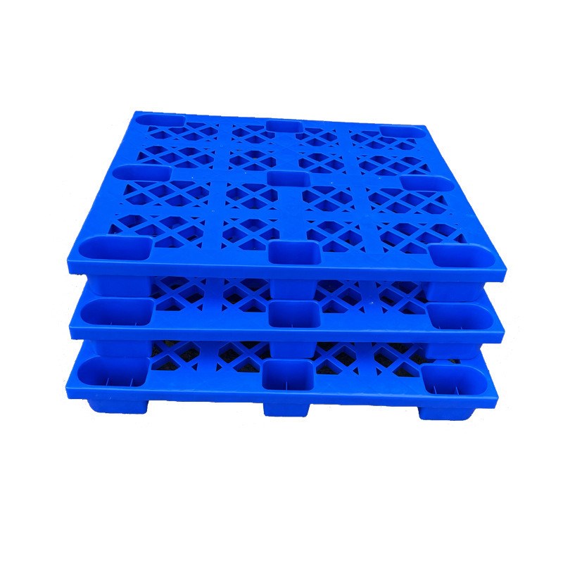 加厚塑料卡板塑胶托盘垫仓板九栈叉车托盘仓R库防潮板脚板托板