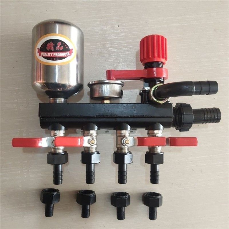 打药机分水器三路 四路带总阀分水器 铝合金带气包打药机分水器,农机/农具/农膜,喷头,淘宝优惠券,粉丝福利购,淘宝优惠卷