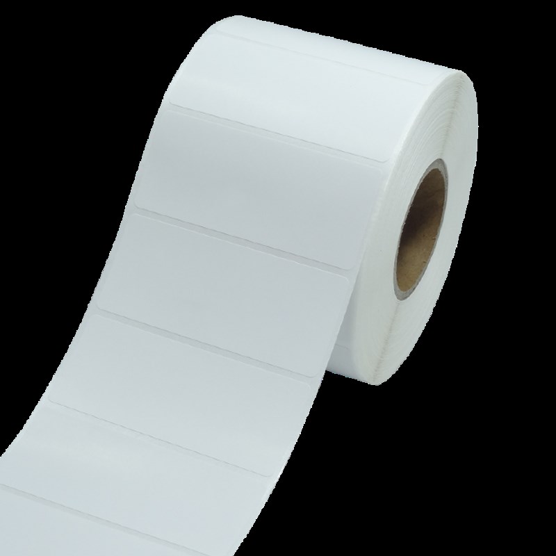 油胶pp合d成纸不干胶80*30mm防水条码标签打印机贴纸8x3cm定制做