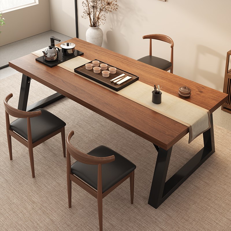 茶桌椅组合新中式禅意泡茶桌子茶台办公室用简约家用Y阳台大板茶