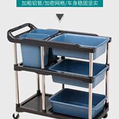 单扶手餐厅收集车收碗车酒店酒楼餐车工具车手推餐馆收餐车