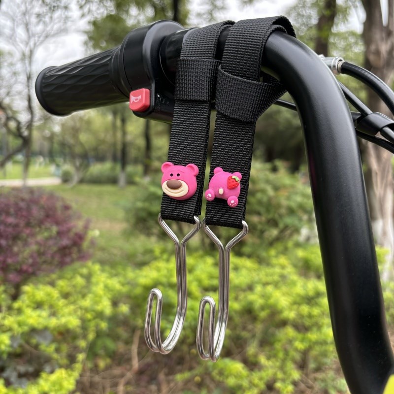 电动车挂钩前置通用免打孔多功能电瓶车婴儿车自行车挂Z包重物头