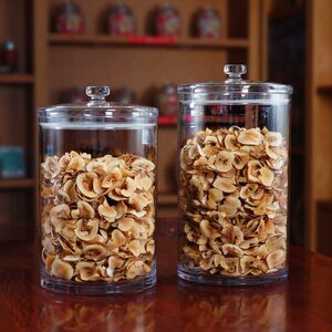 嘉宝日用密封罐海味干货陈皮茶叶商用透明展示大容量塑料储物罐