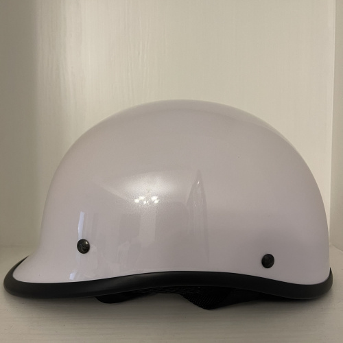 碳纤维哈雷半盔摩托车成人头盔瓢盔复古机车翘盔电X动车头灰骑行