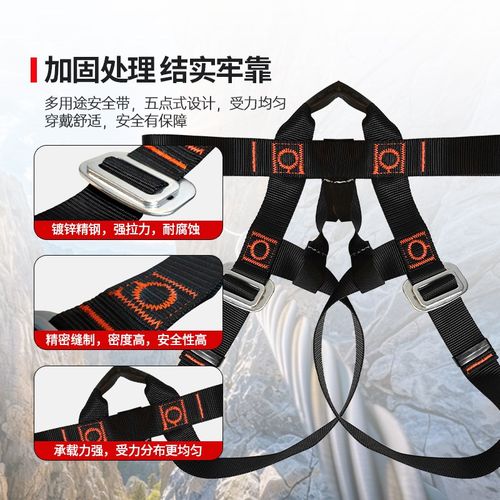 高楼应急加粗钢丝芯安全绳套装尼龙高层家用专用耐磨家自救绳子