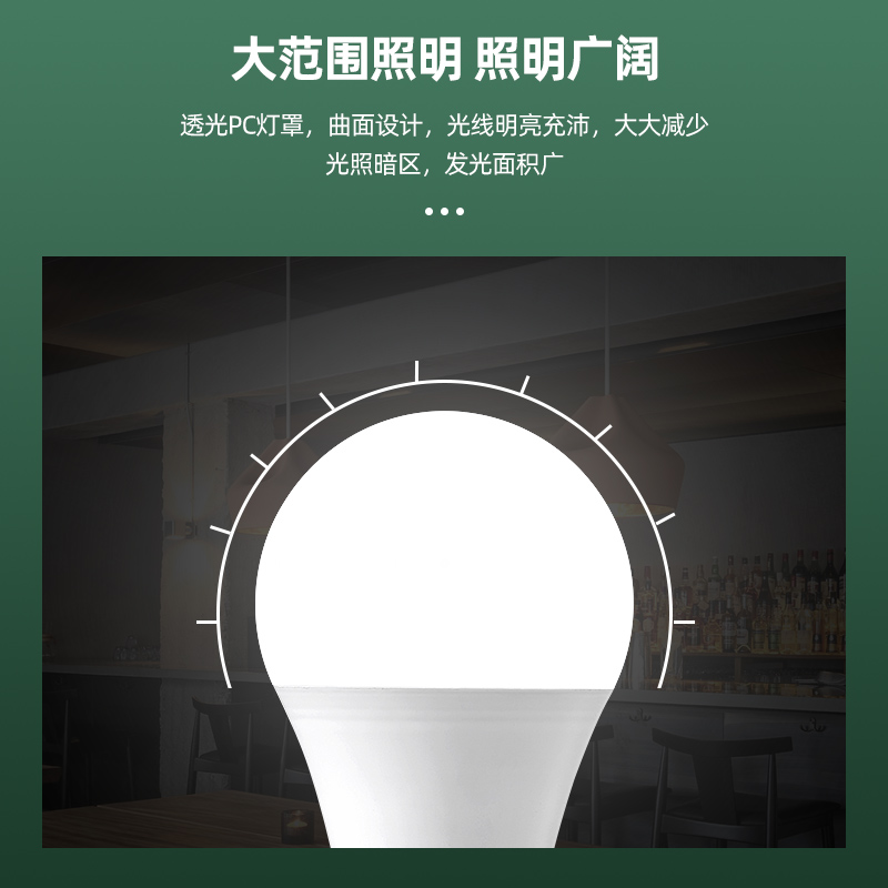 节能led吊灯小灯泡足瓦螺口家用照明灯中性光4000K3W5W7W9W1.2W15