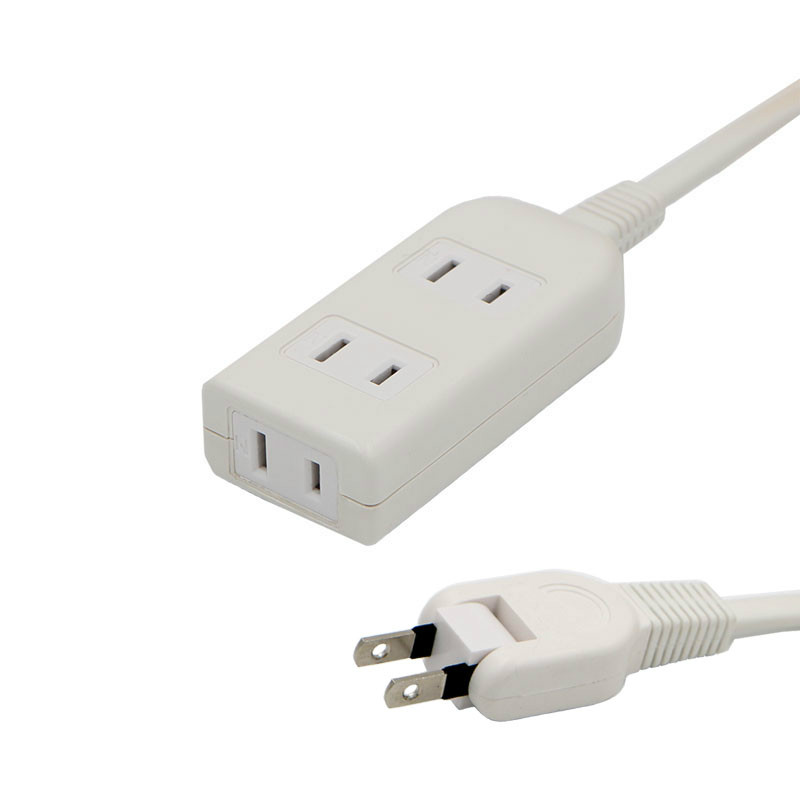 出口电源插座JET插线板一分三接延长线转换器二W孔旋转薄插头