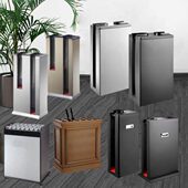 自动伞袋机酒店大堂双头伞套机商用不锈钢沥水架雨伞箱带锁雨伞架