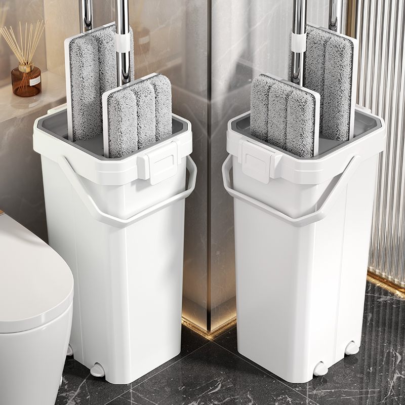 拖把家用一拖净2023新款大号懒人C平板拖把拖布免手洗地拖拖地神