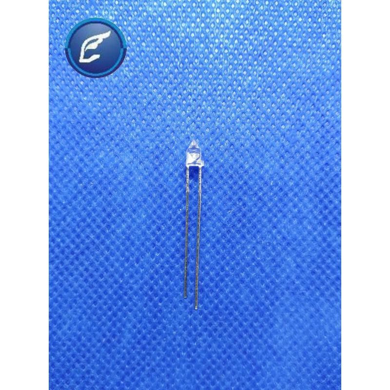 F3尖头透明有边直插灯珠尖头暖白光常亮插件灯珠