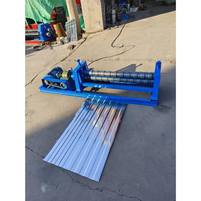 铁皮压筋器加强筋轧筋机五线通风管道滚圆机不锈钢板彩钢板压股机