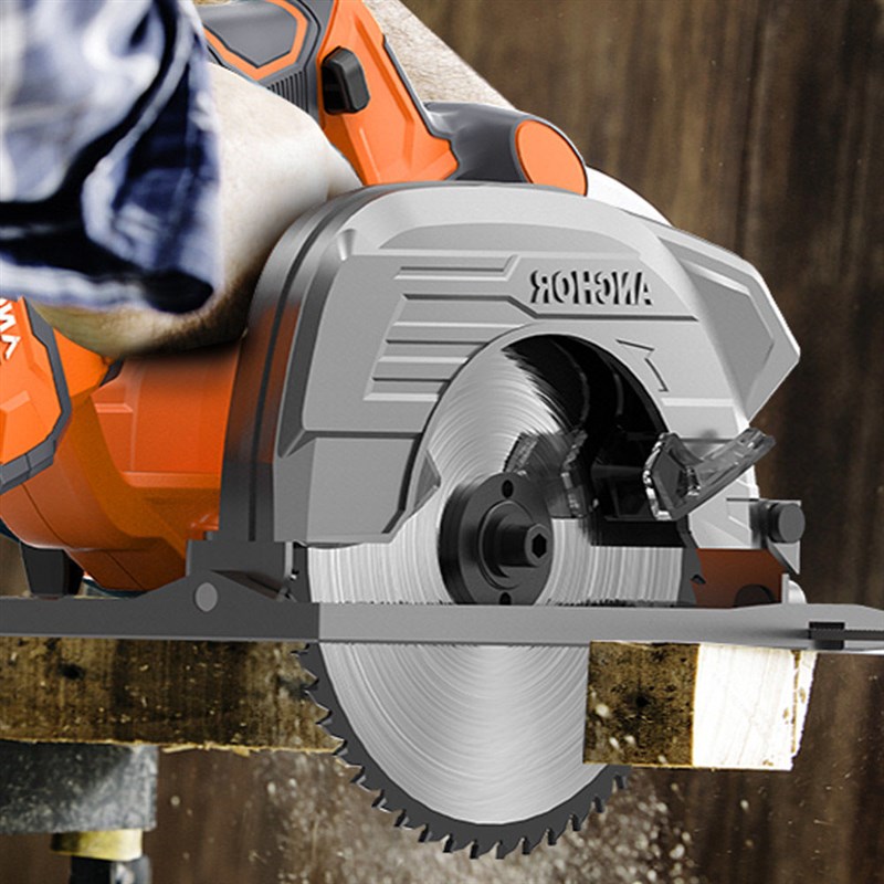 锂电电圆锯无刷圆盘锯手提木工锯7寸180切Q割机手持式无限工具