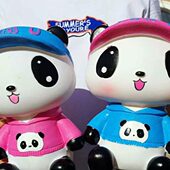 大号可爱熊猫存钱罐创意防摔节日送礼储蓄罐男女孩储钱罐摆件礼物