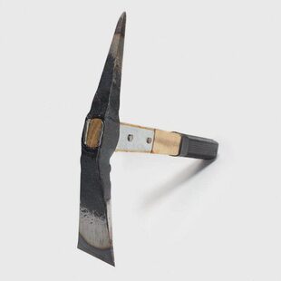 户外小洋镐锰钢锻打小号农用十字镐锄纯钢鹤嘴锄手尖杨羊锛镐斧