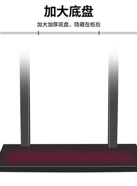 55-75 85 86 98寸电视机落D地底座免打孔挂架隐藏电视柜落地支架