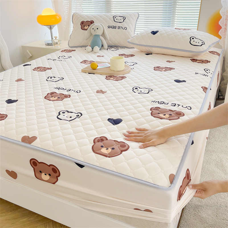 夹棉床笠单件2023新款床罩防尘罩全包防滑床垫床包席梦思保护套