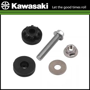 川崎Ninja400 配件 Z400原厂排气固定螺丝消声器吊耳衬套垫片原装