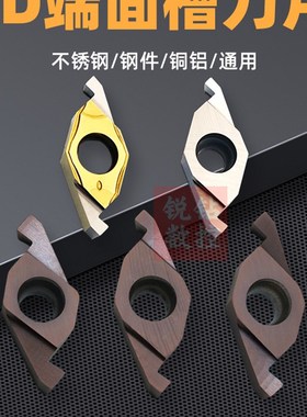 端面槽刀片 割槽刀粒VC/FVC1604R数控内孔端面切槽刀SVQBLR20刀杆