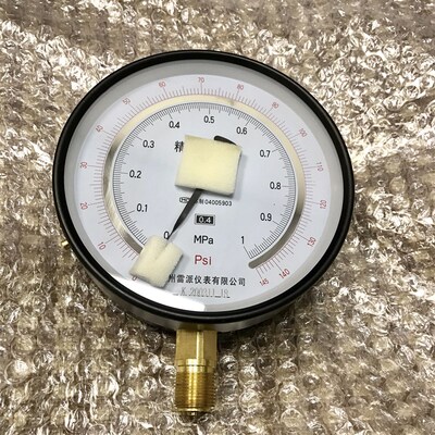 0.4级 双刻度精密压力表 雷派 yb-150a 1mpa145psi 150mm M20X1.5