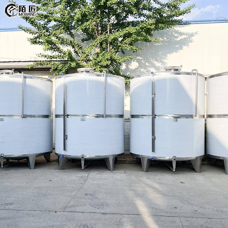 304不锈钢10吨储酒罐立式锥底带支腿白酒储存罐