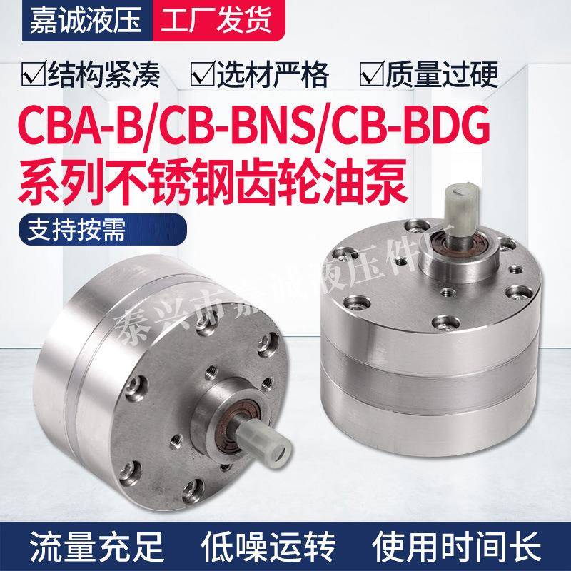 CBA-BCB-BNSCB-BDG系列减速机油泵不锈钢齿轮油泵化工泵润滑泵