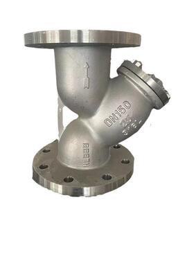 GL41W-16P国标304不锈钢316LY型法兰过滤器SY14蒸汽水Y型过滤器