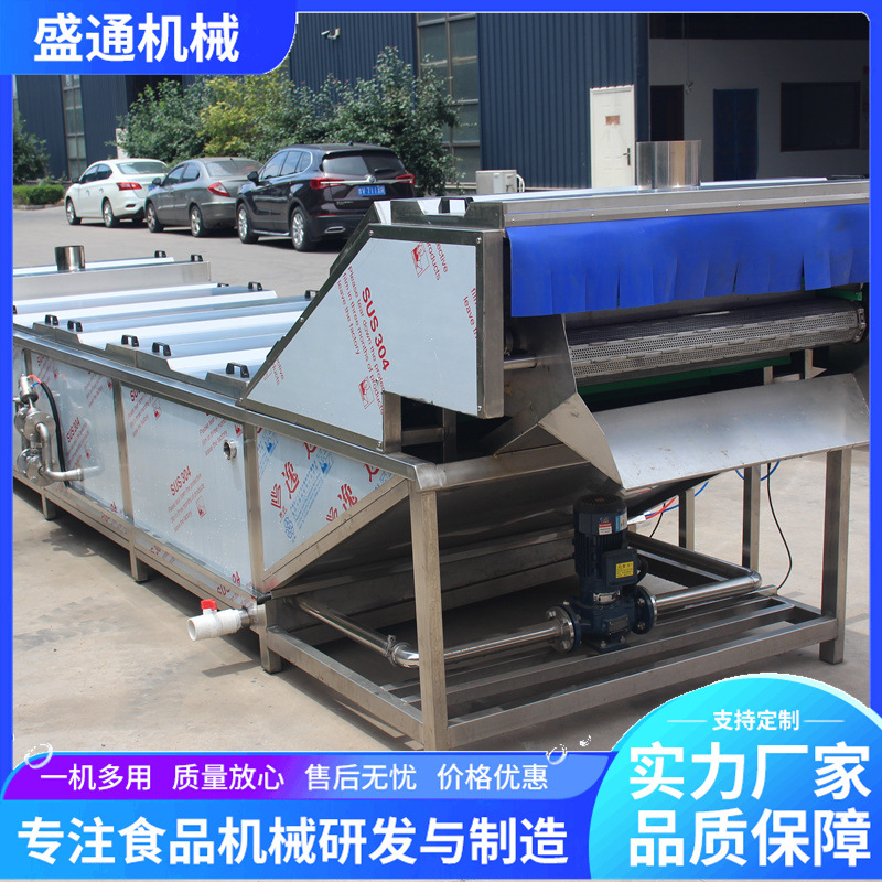 山野菜加工设备 蕨菜清洗漂烫设备 预制菜加工流水线 规格齐全