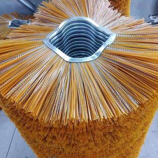 山猫环卫清雪刷片混合丝除雪刷片全钢丝扫雪刷片滑移装载机清雪刷