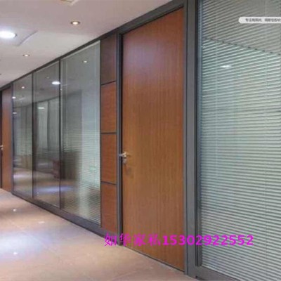 玻璃高隔断墙房屋l屏风办公室屏风隔音墙钢化玻璃隔断墙铝合金隔