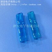 包邮 6.3直插带锁护套 1千只 绝缘端子插簧护套 环保阻燃胶套