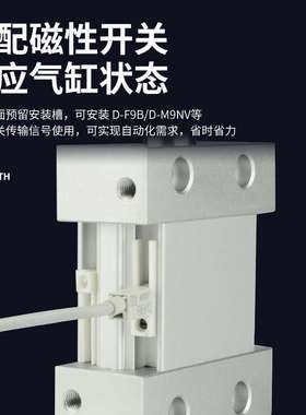 MUB25平板式32扁形40椭圆气缸50MDUB63-5/10/15/20/30/75/100/150