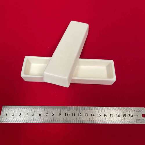容积约70ml  实验室用 155*40*20mm 矩形刚玉舟 长方形刚玉坩埚