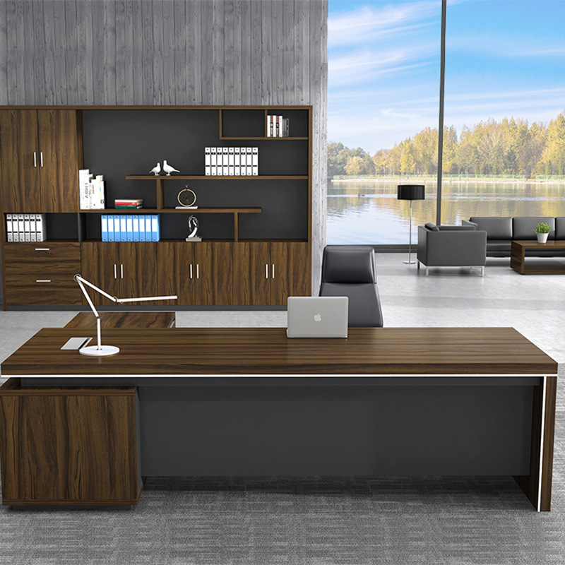 办公家具办公老板桌总裁桌大班台简约现代主管经理桌办公桌椅组合