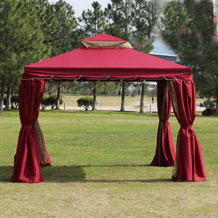 户外帐篷遮阳棚摆摊雨棚大帐棚景区凉亭花园四柱亭子四脚伞罗马蓬