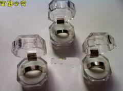 促销魔术磁铁戒指强力磁戒 道具 PK RING 磁疗戒指 送水晶盒超值