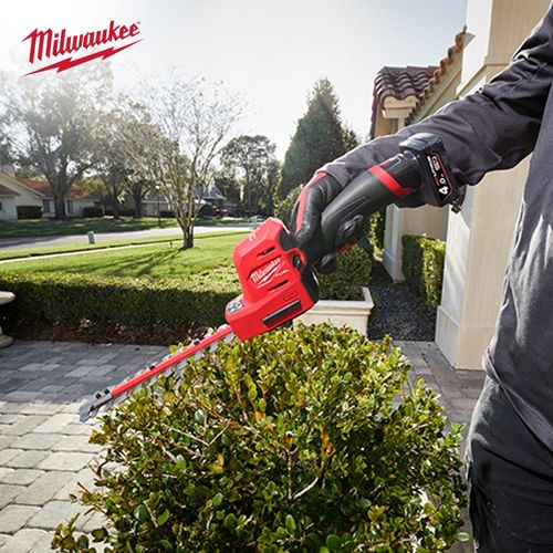 milwaukee米沃奇充电式绿篱机电动修剪机修枝机茶叶剪茶机园林