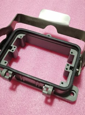 WAIN连接器H48B-BK-1L/S开孔底座单扣HE-024-M/F 25-48双排芯CV盖