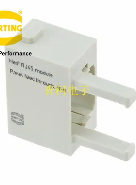 09140014722 哈丁HARTING HAN RJ45 MOD PNL FD THRGH FEMALE