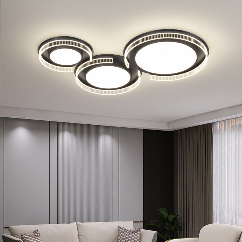 客厅主灯2024年新款现代简约大B气高级感吸顶灯全光谱护眼灯具套