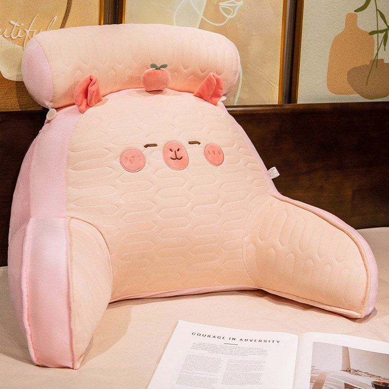 冰丝乳胶床头靠垫l软包护腰靠背床上枕头靠枕孕妇沙发抱枕看书床