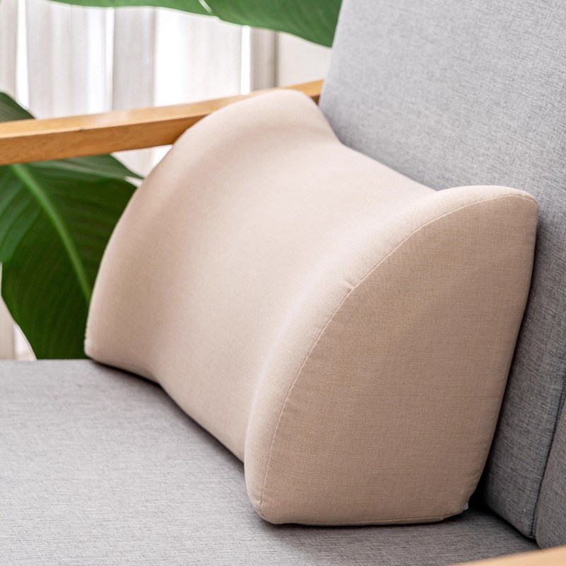 沙发坐椅靠垫f腰椎腰部孕妇托腰硬质棉午休睡觉护腰靠垫椅子垫靠